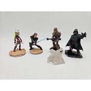 Star Wars Disney Infinity 3.0 lot of 5 Figures 1 Crystal Darth Vader